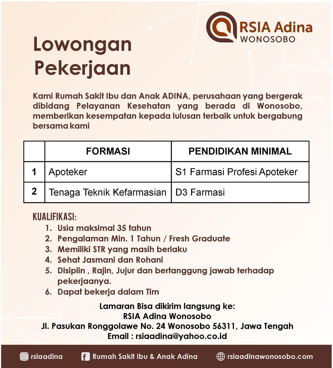 Lowongan Pekerjaan